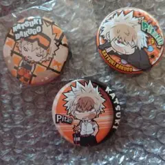僕のヒーローアカデミア☆ぴた！でふぉめ☆缶バッジ☆爆豪