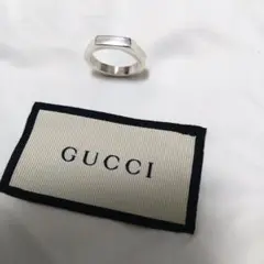 希少 GUCCI グッチ　シルバーリング　ナット　ボルト　ヘキサゴン　7.5号 希少 GUCCI グッチ シルバーリング ナット ボルト ヘキサゴン
