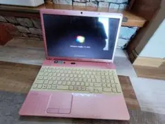 ノートパソコン　Windows7　ジャンク品　部品取りに　電源起動確認