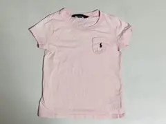 ラルフ・ローレン ピンク Tシャツ ポケット付き 115cm