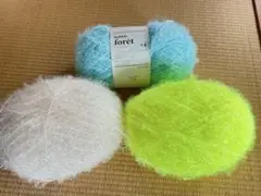 foret ファンシーヤーン 3色セット