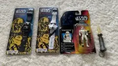 Star Wars 腕時計 2個とフィギュア&キーホルダーセット