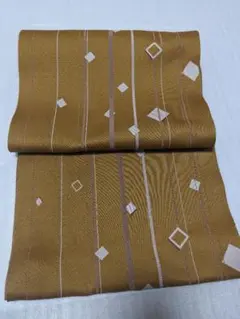 大人 女性 着物 普段着 単衣帯 全通柄 中古 帯4