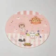 デジモンカフェ コースター　テイルモン　ヒカリ