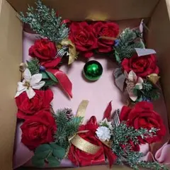 手作りクリスマスリース