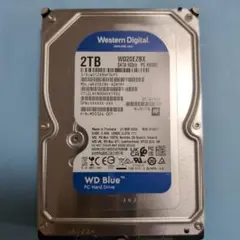 【新古品使用時間10時間以内】HDD 2TB 3.5インチ