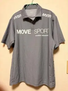 MOVE SPORT グレー ポロシャツ 半袖