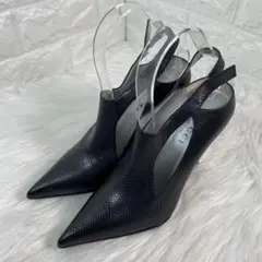 ✨未使用✨ GUCCI パイソン型押し レザー パンプス ハイヒール