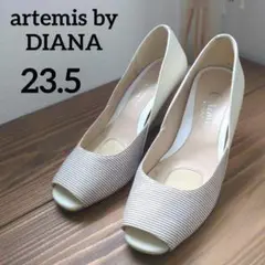 artemis by DIANA ダイアナ■オープントゥ ウェッジソールパンプス