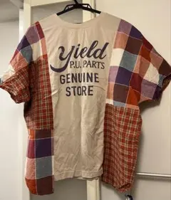 お値段交渉お気軽に★andCUBE SHUGARパッチワーク Tシャツ