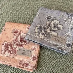 【お値下げ】新品 Liberty Flower 可憐 ハンカチ 2枚