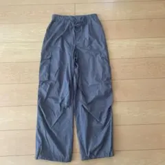 GU グレー カーゴパンツ
