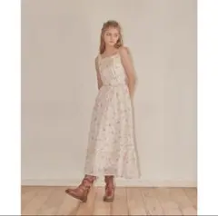 トリートユアセルフFloral vintage like dress ワンピース トリートユアセルフ ワンピースFloral vintage like