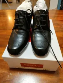 REGAL ブラック ヒール付きシューズ 23.5cm