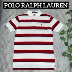 POLO RALPH LAUREN ポロラルフローレン ボーダー ポロシャツ S