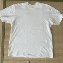 Hanes 100%コットン クルーネック シロ