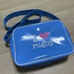 I ❤️ rugby ショルダーバッグ