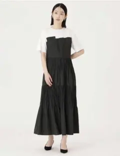 【新品未使用】CAST: ビスチェプリーツワンピース Mサイズ