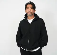 KAJA HEAVY FLEECE ZIP HOODIE ovy M size