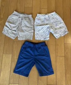 ユニクロ　UNIQLO ハーフパンツ　短パン　 3枚セット　120cm
