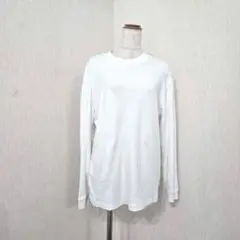 GARAGE ORIHICA　白ロングスリーブTシャツ（M）綿100%