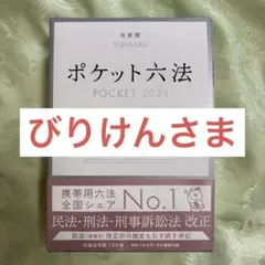 ポケット六法　有斐閣　2024 令和6年版