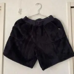 フリース 半ズボン 黒 新品