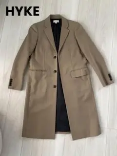 HYKE チェスターコート ベージュ
