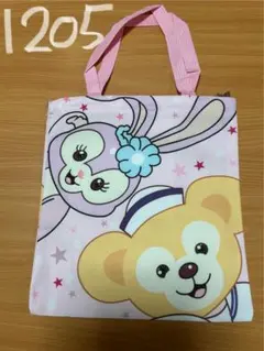 ダッフィーとステラルー新品トートバック。チャック付いています