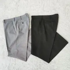 UNIQLO ユニクロ 感動パンツ 2本セット W82 グレー