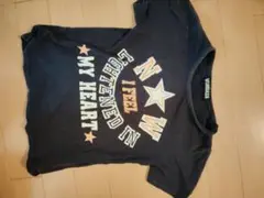 ネイビー プリント Tシャツ サイズ130cm