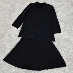SOIR PERLE ☆ セットアップ３点セット 冠婚葬祭 ブラックフォーマル