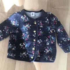 プチバトー花柄キルティングジャケット