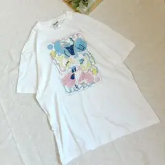 限定品×美品♪リボンの騎士アートTシャツ イラスト サブカル ポップ かわいい