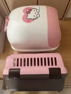 【更新】ニャンとも清潔トイレ ハローキティ+猫キャンピングキャリー 更新】ニャンとも清潔トイレ ハローキティ+猫キャンピング