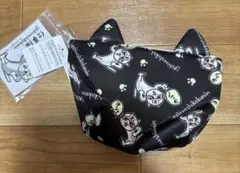 仕事猫 ポーチ マチあり 内ポケット2個あり ステッカー付き