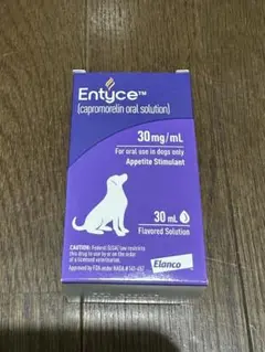 エンタイス　Entyce 食欲刺激剤 30 mL エンタイス/Entyce/カプロモレリン経口液剤30ml/食欲増進剤/新品