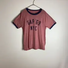 GAP '69 NYC リンガーTシャツ 赤色