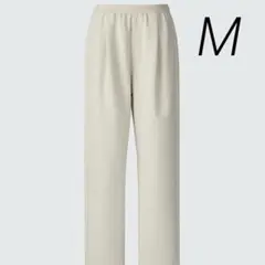 未使用　ユニクロ　エアリズム　スウェットパンツ　レディース　ベージュ　M