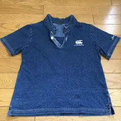 Canterbury ポロシャツ 140 デニムブルー