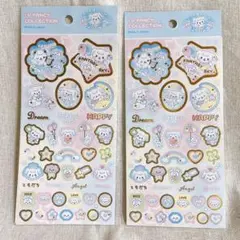 ファンシーコレクション シール 2シートセット 天使わん