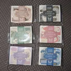 【新品未使用】箔押しステッカー6種セット