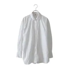 UNIQLO ユニクロ(M)エクストラファインコットンシャツ/長袖/ホワイト