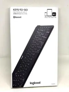 どこでも快適タイピング！超美品 Logicool KEYS-TO-GO ブラック