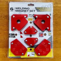 溶接マグネット 6個セット 固定 角度出し 鉄工 DIY 金属加工