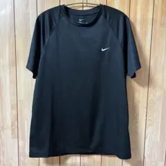 Nike DRI-FIT ブラック ラグラン Tシャツ Mサイズ