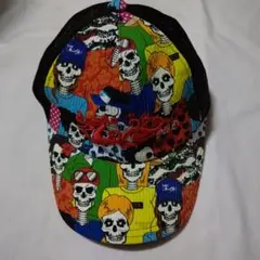 ダンスウィズドラゴン　カラフルスカルデザインキャップ　未使用