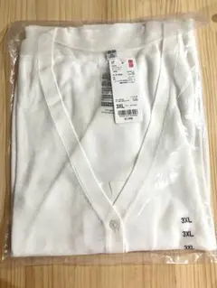 UNIQLO ライトVネックカーディガン 3XL オフホワイト