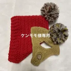 【ケンモモ様専用】犬用ニット帽