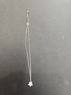 シルバー 花形ペンダント ネックレス